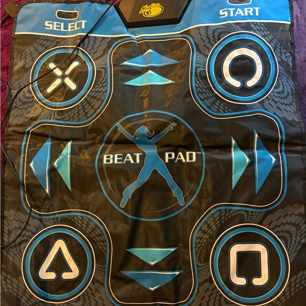 Dance Mat - Blue and Black Rhythm Controller